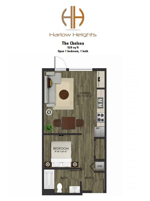 The Chelsea 412 floor plan
